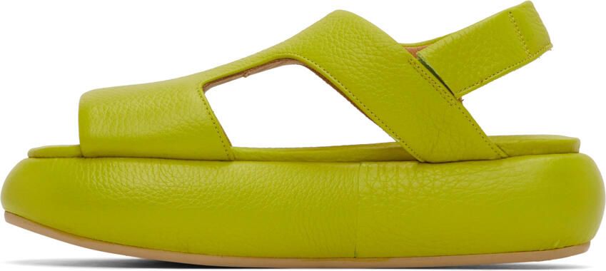 Marsèll SSENSE Exclusive Green Ciambellona Sandals - Picture 3