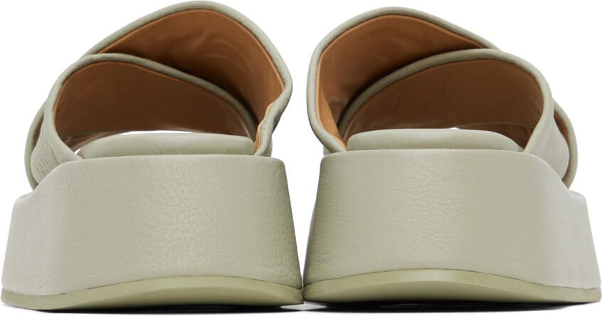 Marsèll SSENSE Exclusive Green Scalzato Sandals