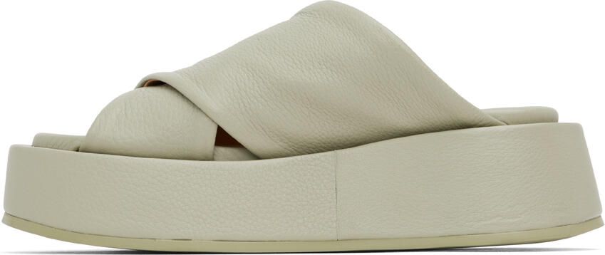 Marsèll SSENSE Exclusive Green Scalzato Sandals - Picture 3