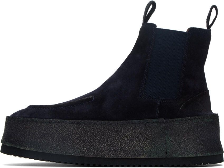Marsèll SSENSE Exclusive Navy Parapana Beatles Boots - Picture 3