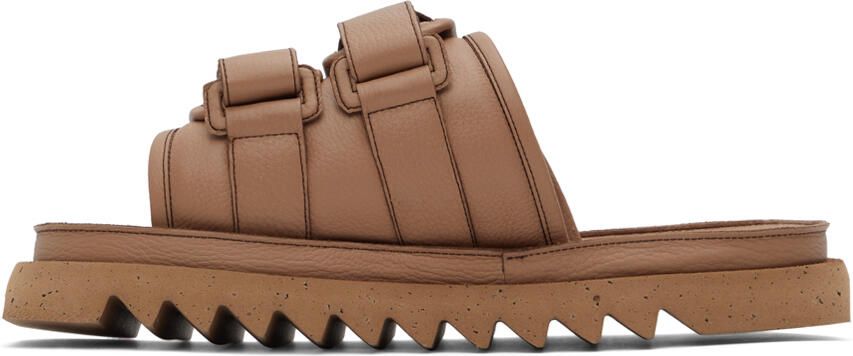 Marsèll Tan Suicoke Edition Moto Sandals - Picture 3