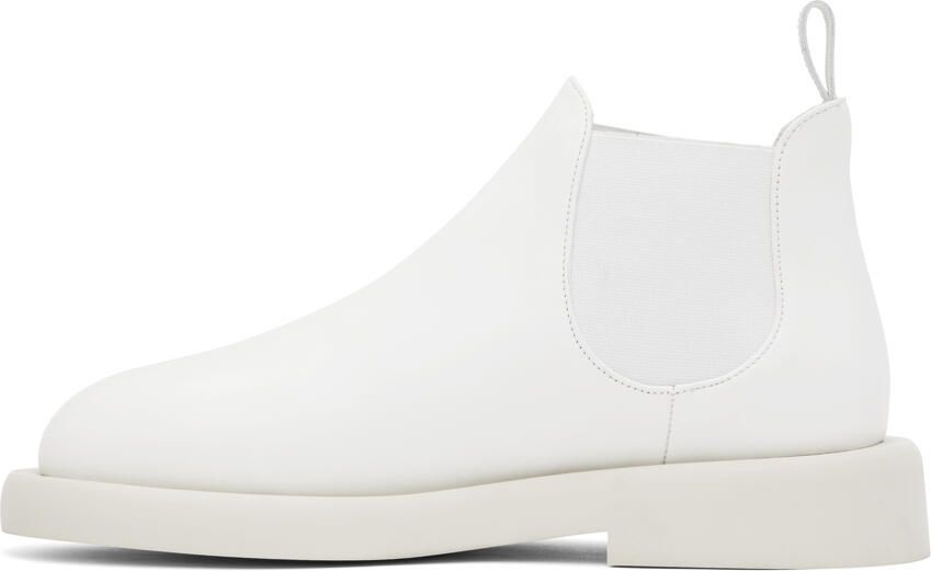 Marsèll White Gomme Gommello Chelsea Boots - Picture 3