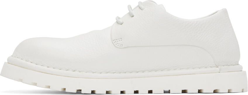 Marsèll White Gomme Pallottola Pomice Derbys - Picture 3