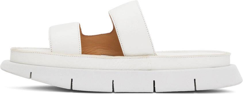 Marsèll White Intagliato Sandals - Picture 8