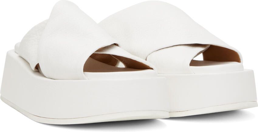 Marsèll White Platform Sandals - Picture 2