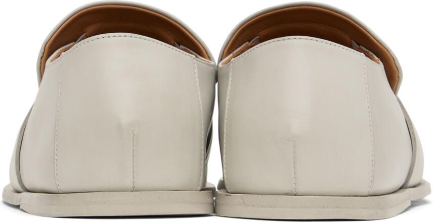 Marsèll White Spatola Loafers