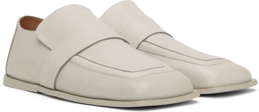 Marsèll White Spatola Loafers - Picture 2