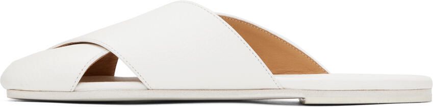 Marsèll White Spatola Sandals - Picture 4