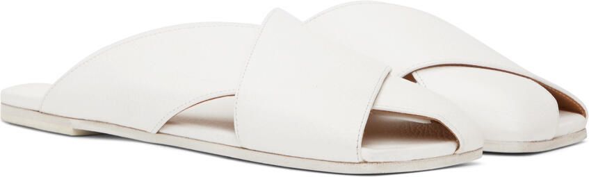 Marsèll White Spatola Sandals - Picture 3