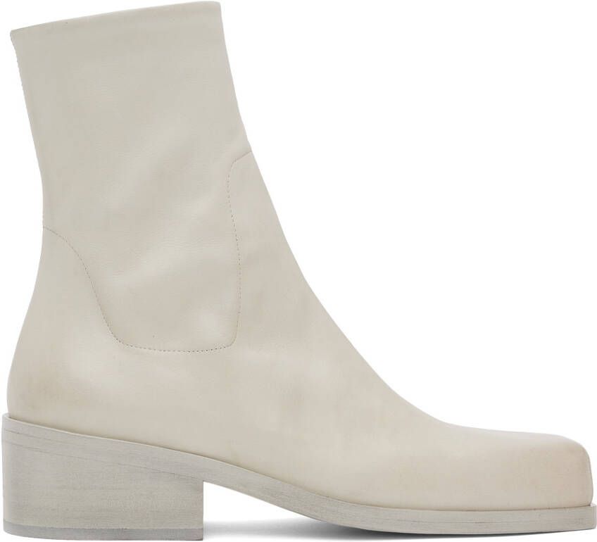 Marsèll Off-White Cassello Boots - Picture 5