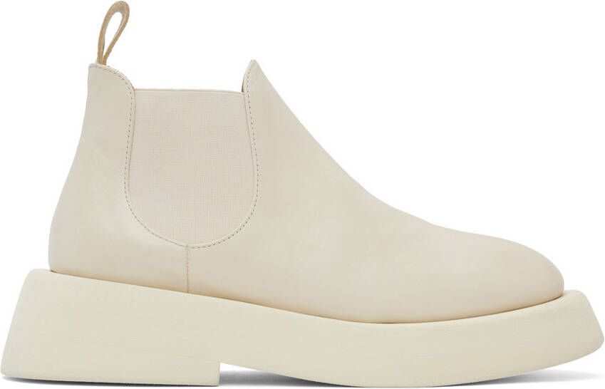 Marsèll Off-White Gomme Gommellone Chelsea Boots - Picture 5