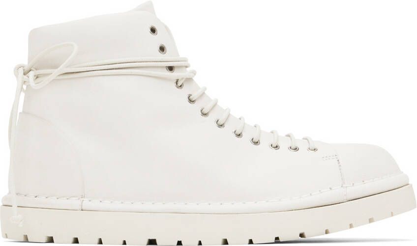 Marsèll Off-White Gomme Pallottola Lace-Up Boots - Picture 5