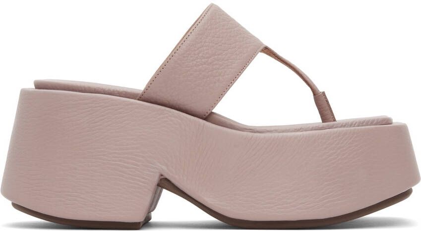 Marsèll Pink Zeppo Infradito Sandals