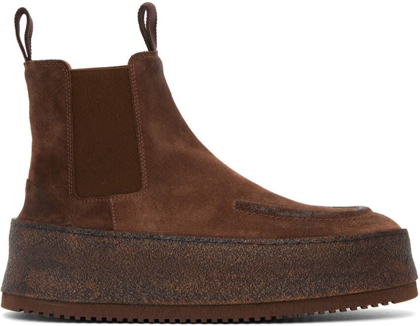 Marsèll SSENSE Exclusive Beige Parapana Beatles Boots - Picture 4