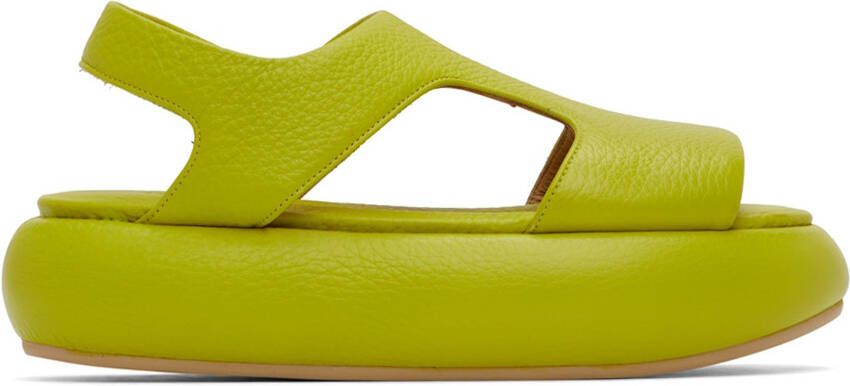 Marsèll SSENSE Exclusive Green Ciambellona Sandals - Picture 5