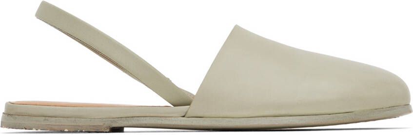 Marsèll SSENSE Exclusive Green Marcella Slingback Slippers