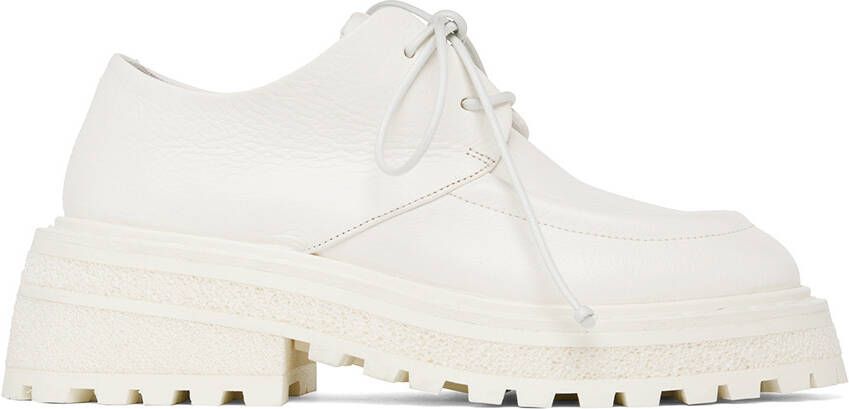 Marsèll White Carro Lace-Ups - Picture 5