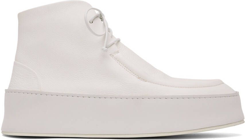 Marsèll White Cassapana Boots - Picture 5