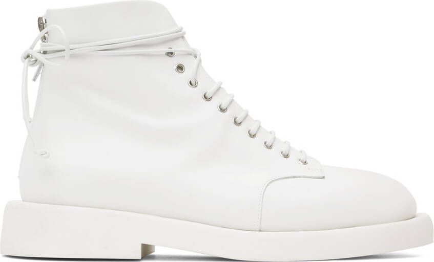 Marsèll White Gomme Gommello Boots - Picture 5