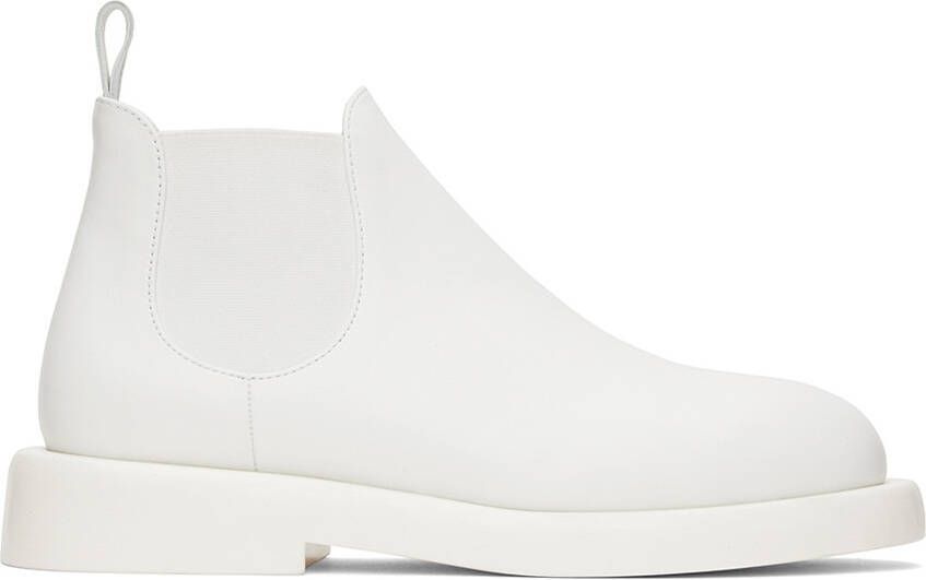 Marsèll White Gomme Gommello Chelsea Boots - Picture 5