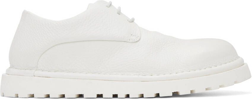 Marsèll White Gomme Pallottola Pomice Derbys - Picture 2