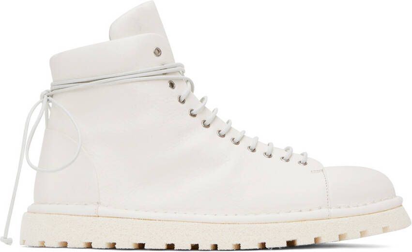 Marsèll White Pallottola Pomice Boots