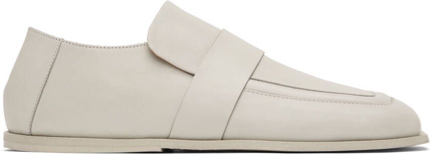 Marsèll White Spatola Loafers - Picture 5