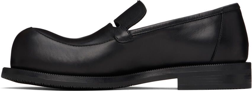 Martine Rose Black Cutout Loafers - Picture 3