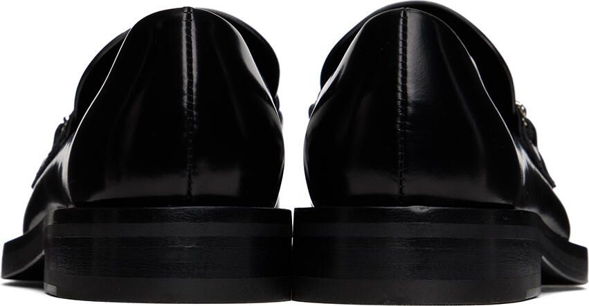 Martine Rose Black Square Toe Loafers