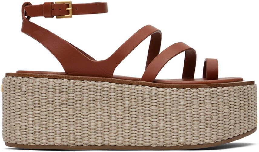 Max Mara Brown Biarritz Sandals