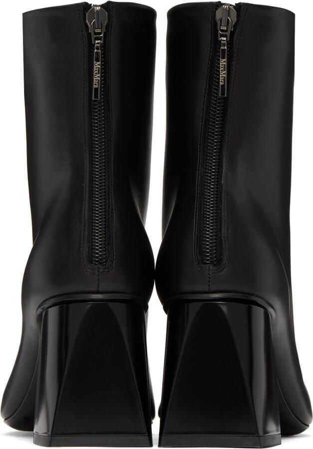 Max Mara Black Abby Ankle Boots - Picture 3
