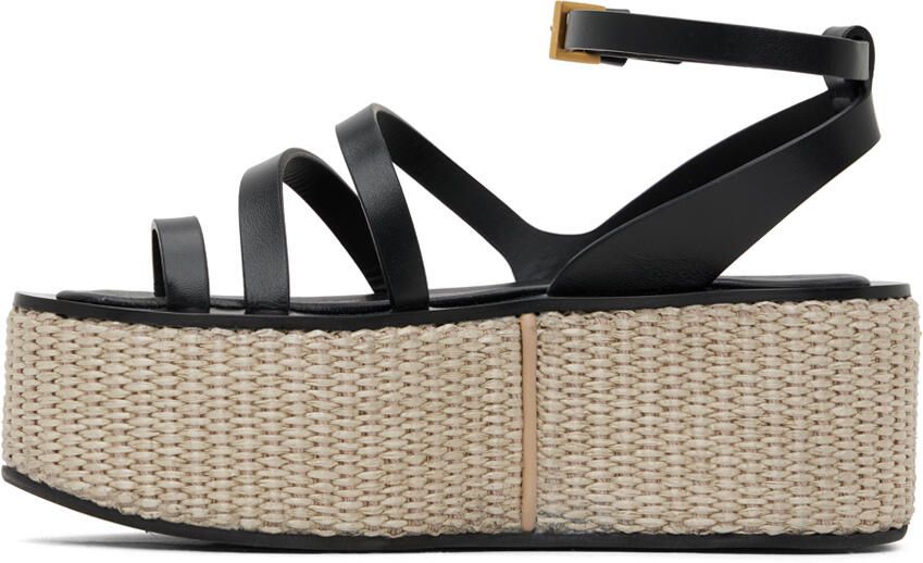 Max Mara Black Biarritz Sandals - Picture 3