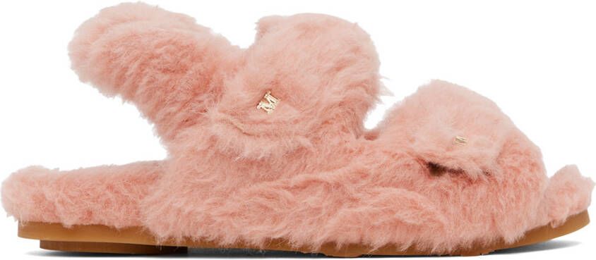 Max Mara Pink Teddy Sandals - Picture 3