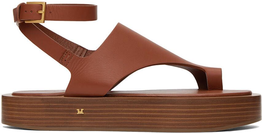 Max Mara Tan Deauville Sandals - Picture 5