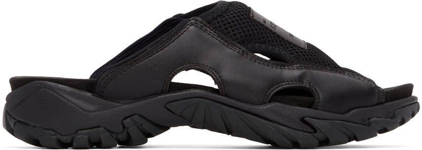 MCQ Black Slide Sandals - Picture 5