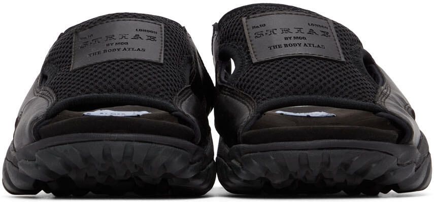 MCQ Black Slide Sandals - Picture 3