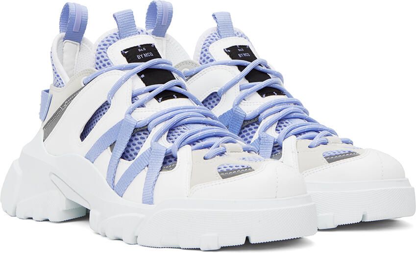 MCQ White & Blue Orbyt Descender 2.0 Sneakers - Picture 2