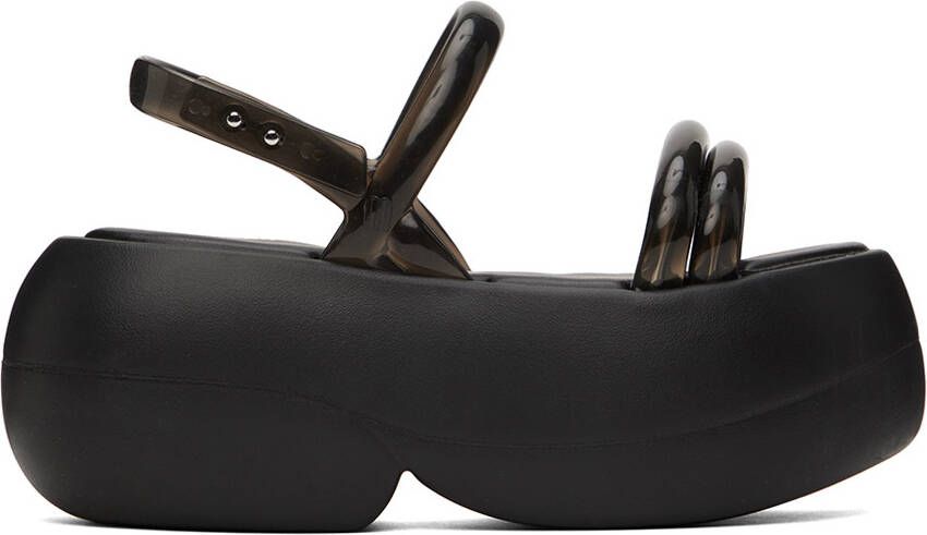 Melissa Black Airbubble Platform Sandals - Picture 5