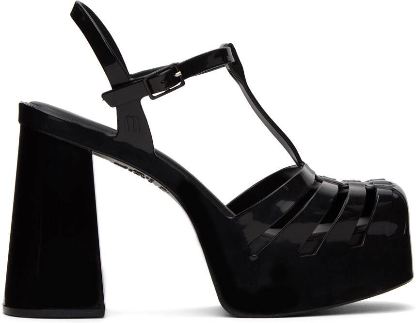 Melissa Black Party Heeled Sandals - Picture 5