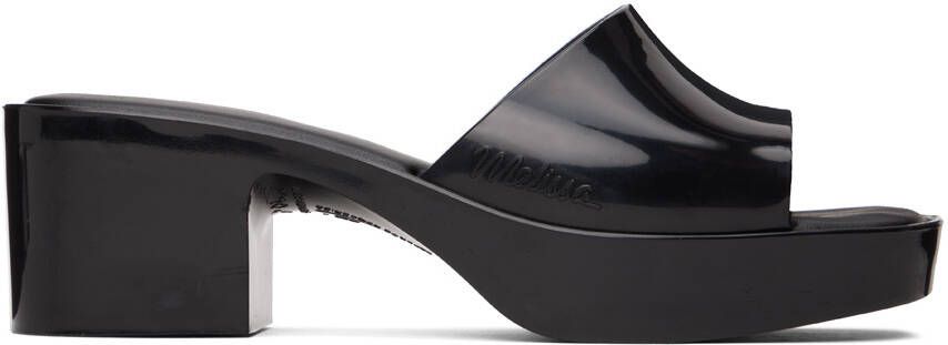 Melissa Black Shape Mules - Picture 5