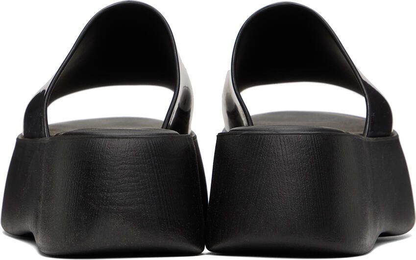 Melissa Black Becky Platform Slides