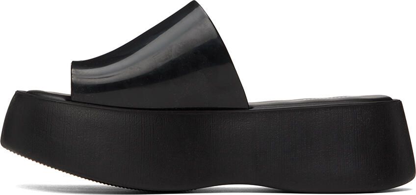 Melissa Black Becky Platform Slides - Picture 3