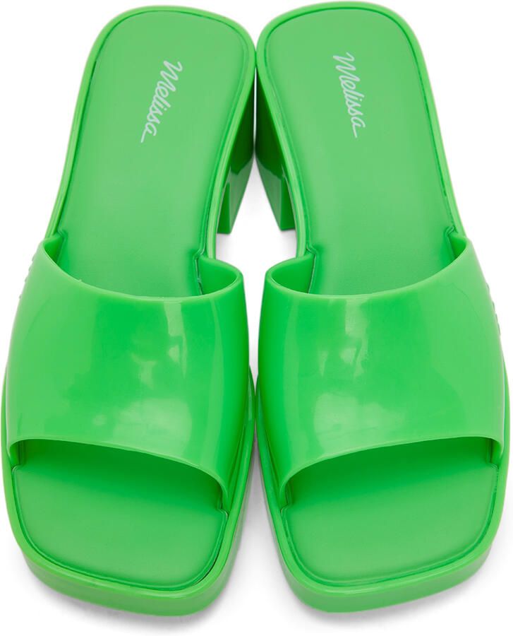 Melissa Green Shape Sandals