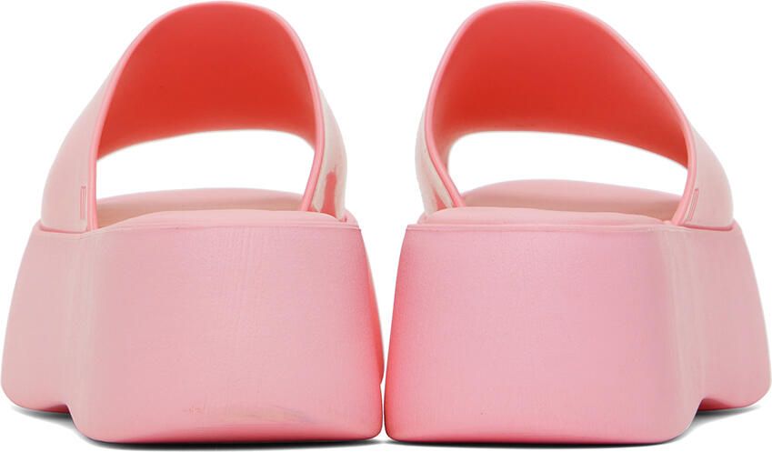 Melissa Pink Becky Platform Slides