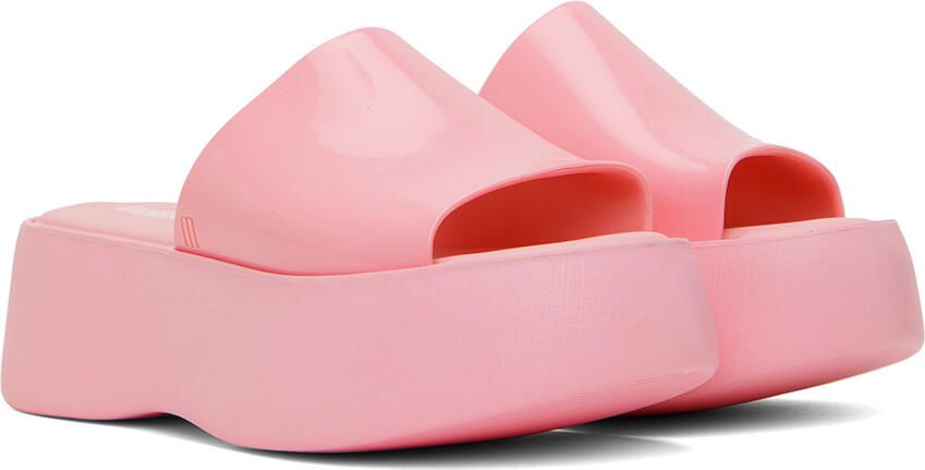 Melissa Pink Becky Platform Slides - Picture 2