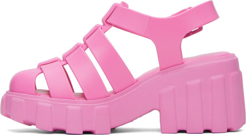 Melissa Pink Megan Platform Heeled Sandals - Picture 3