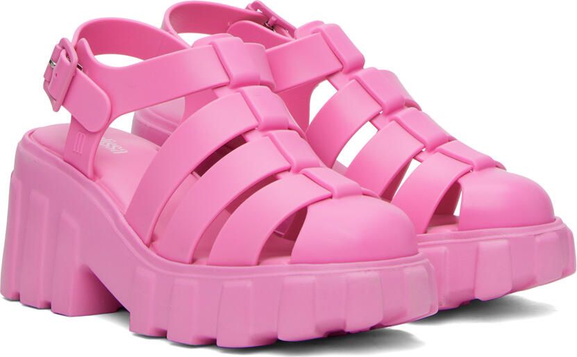 Melissa Pink Megan Platform Heeled Sandals - Picture 2