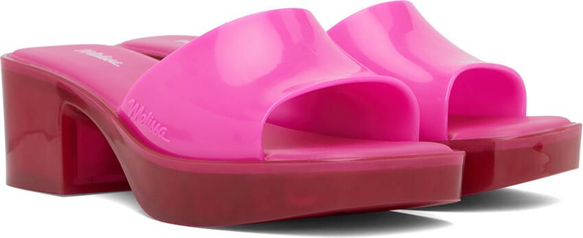 Melissa Pink Shape Mules - Picture 2