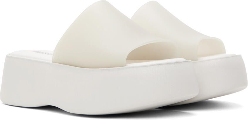 Melissa White Becky Platform Slides - Picture 2