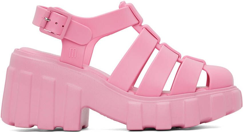 Melissa Pink Megan Platform Heeled Sandals - Picture 5
